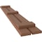 Ekena Millwork Americraft 2-Board, 3 Batten Exterior Real Wood Spaced Board-n-Batten Shutters, ARW401SB207X42BTH, PR ARW401SB207X42BTH - alternate 3